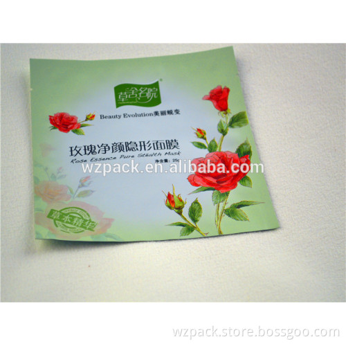 Facial Mask Packaging Aluminum Foil cosmetic Packaging